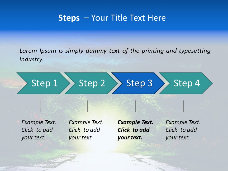 Hell Illuminated Environment PowerPoint Template