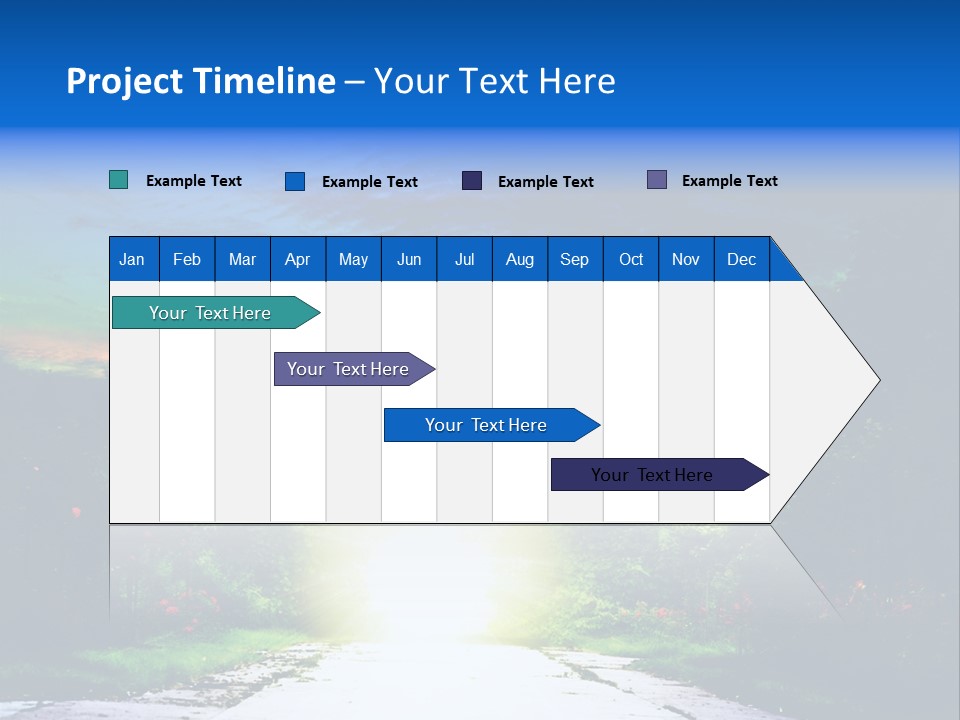 Hell Illuminated Environment PowerPoint Template