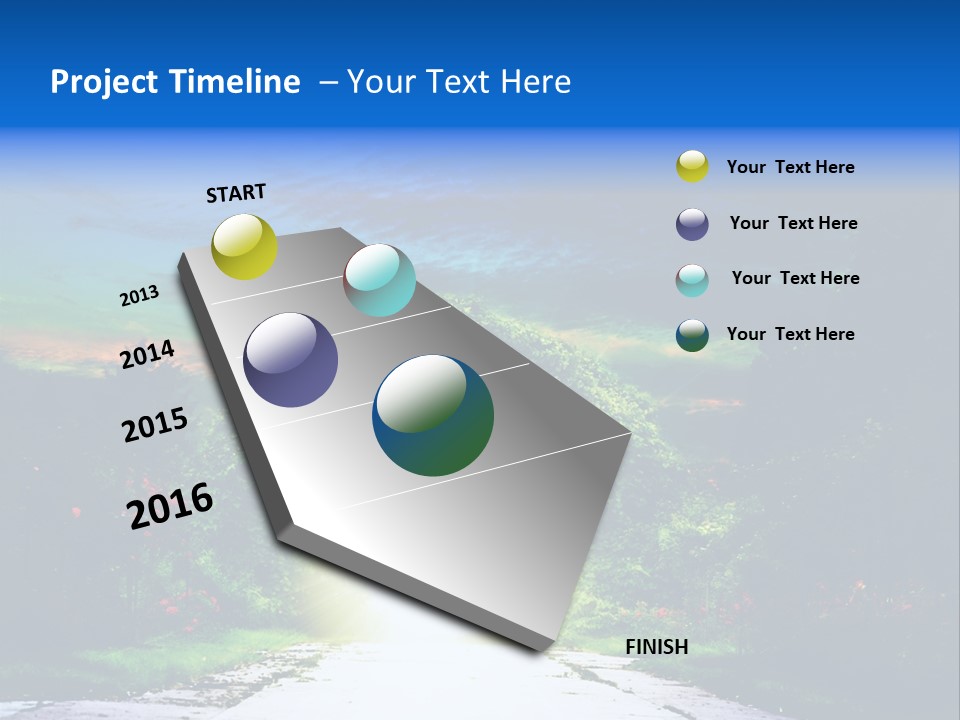 Hell Illuminated Environment PowerPoint Template