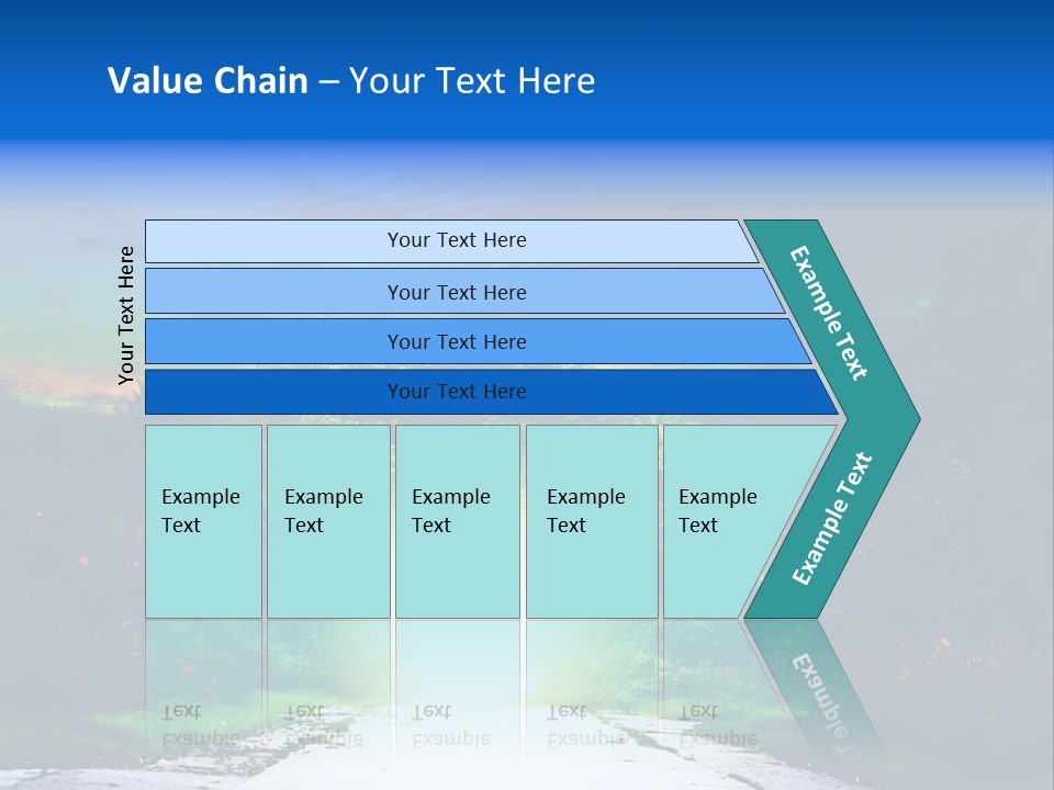 Hell Illuminated Environment PowerPoint Template