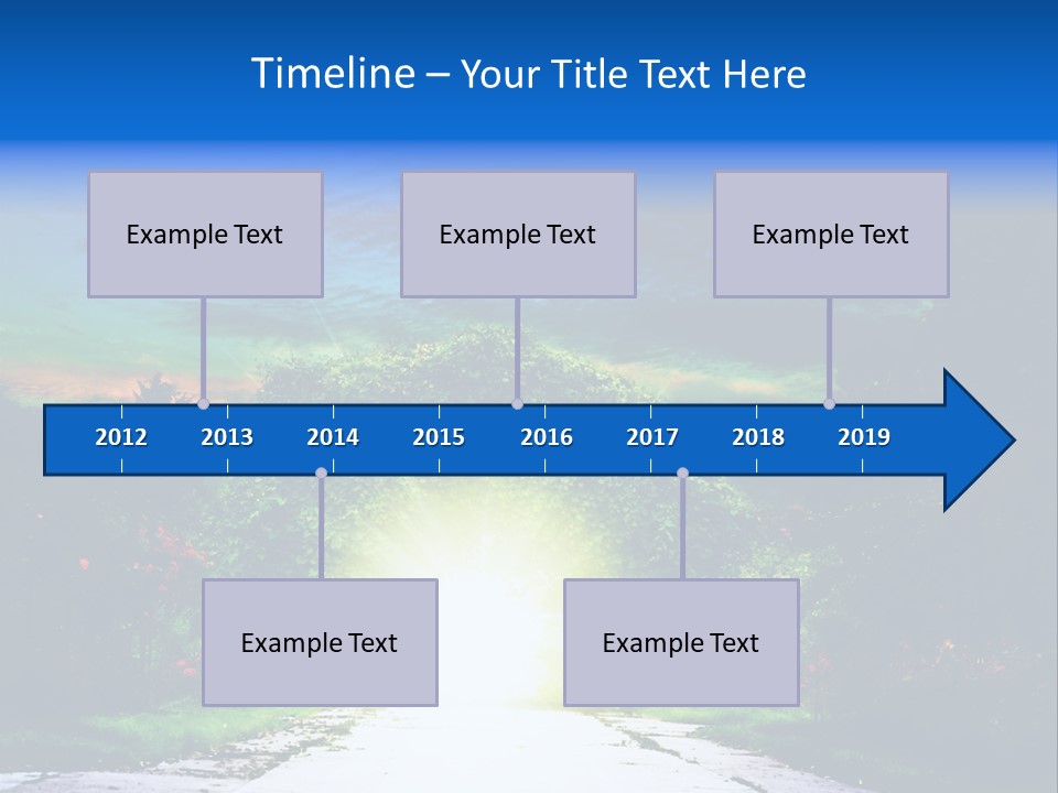 Hell Illuminated Environment PowerPoint Template