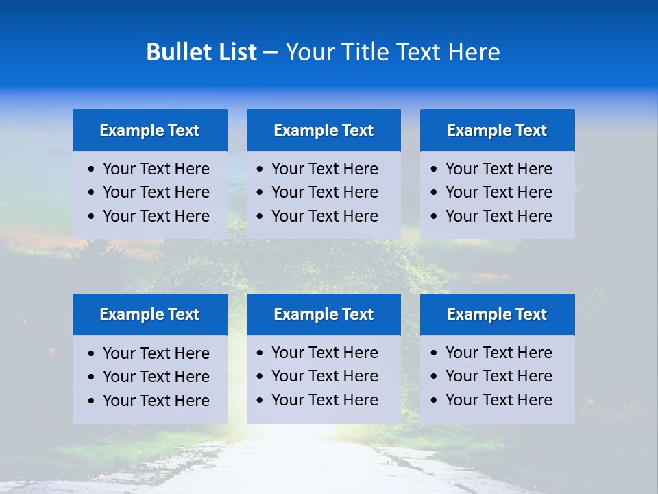 Hell Illuminated Environment PowerPoint Template