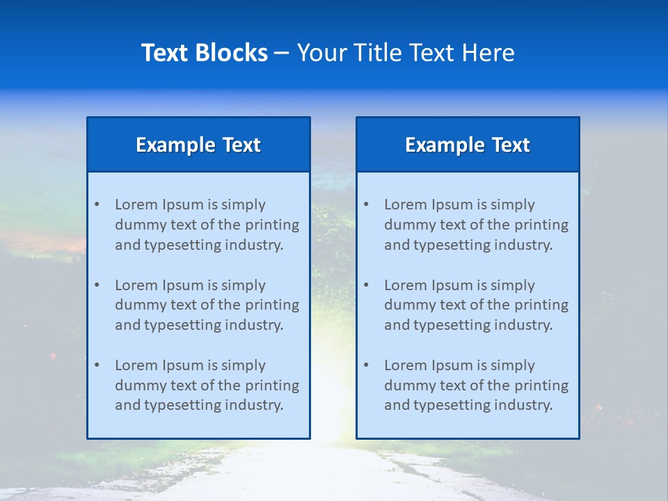 Hell Illuminated Environment PowerPoint Template