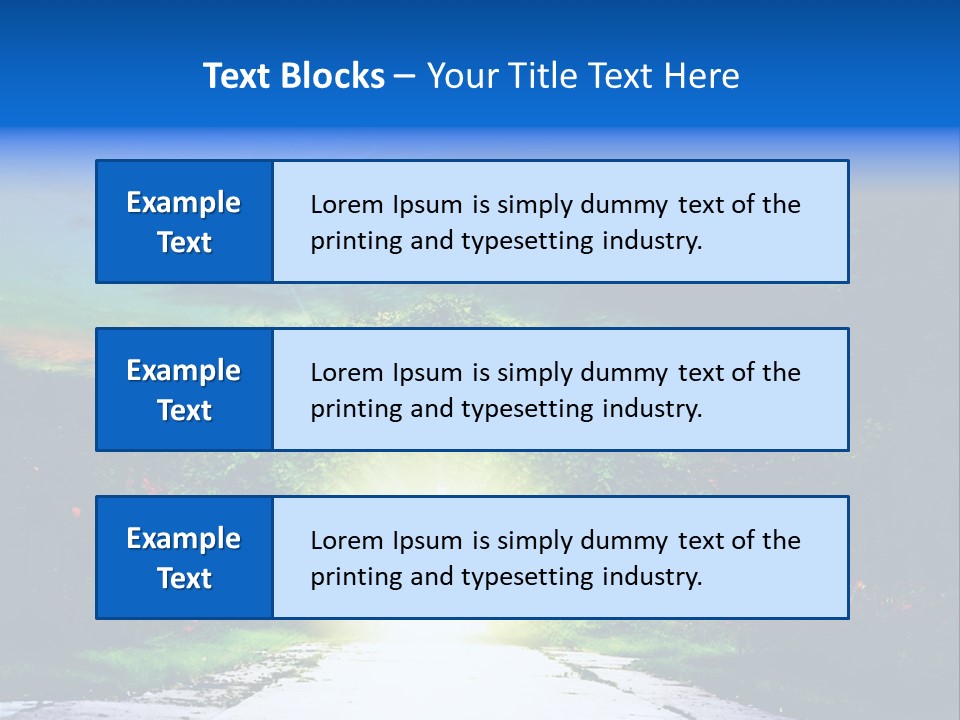 Hell Illuminated Environment PowerPoint Template