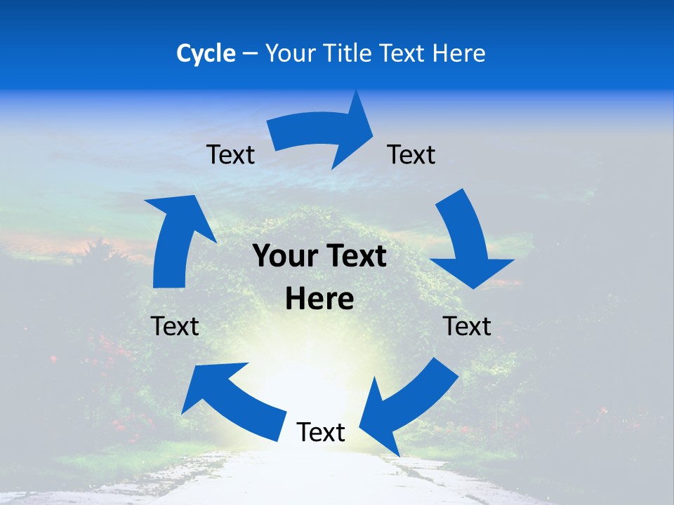 Hell Illuminated Environment PowerPoint Template