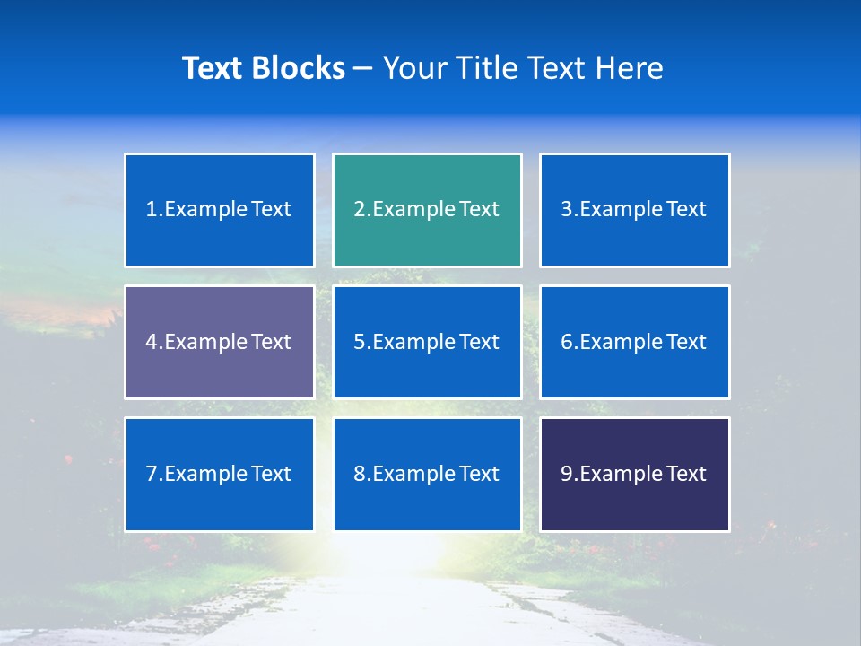 Hell Illuminated Environment PowerPoint Template