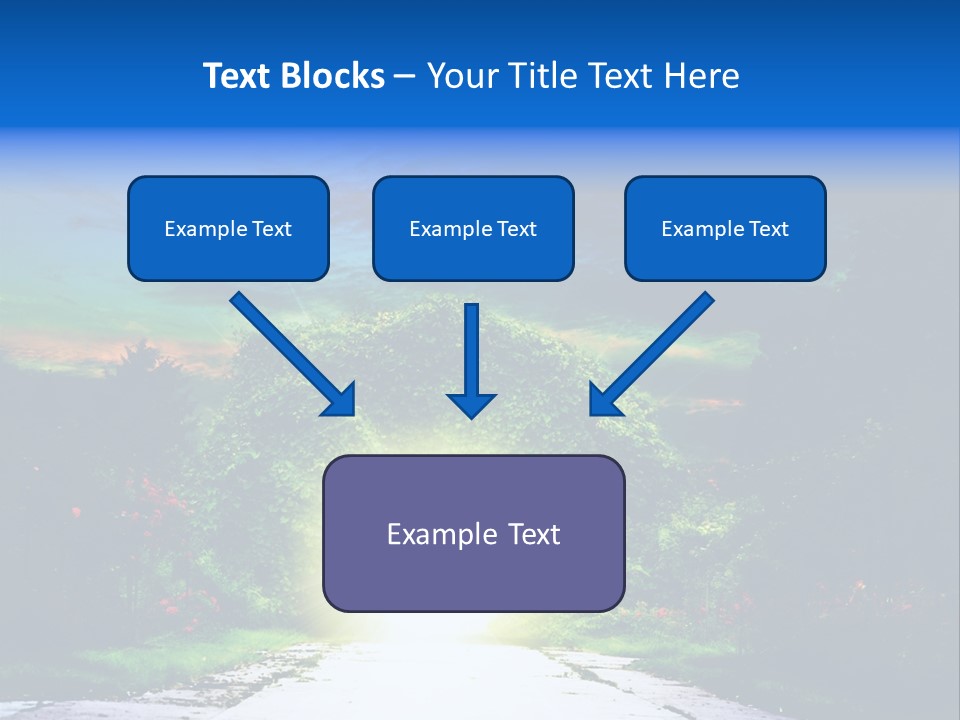 Hell Illuminated Environment PowerPoint Template