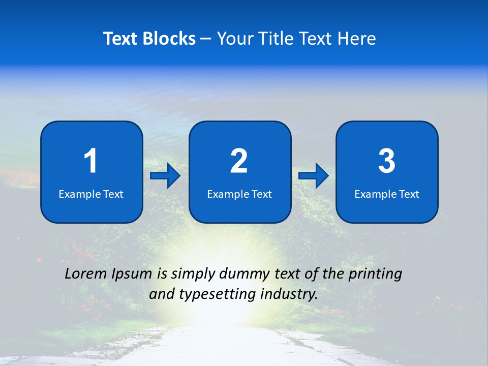 Hell Illuminated Environment PowerPoint Template
