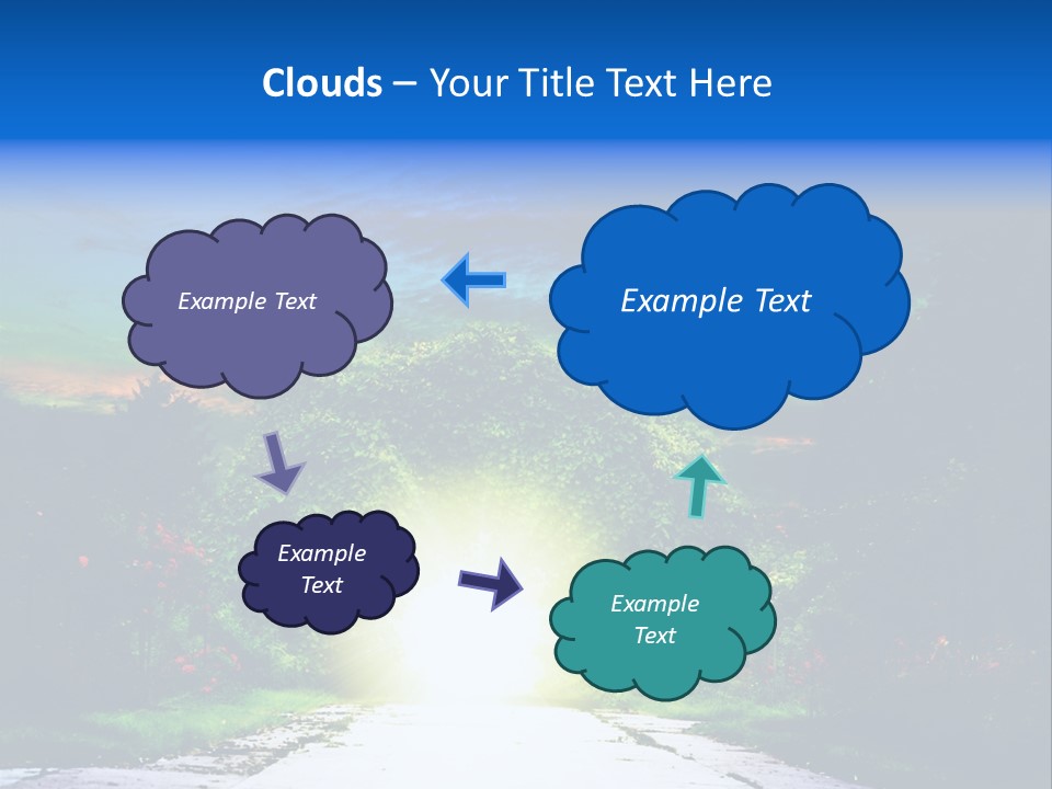 Hell Illuminated Environment PowerPoint Template