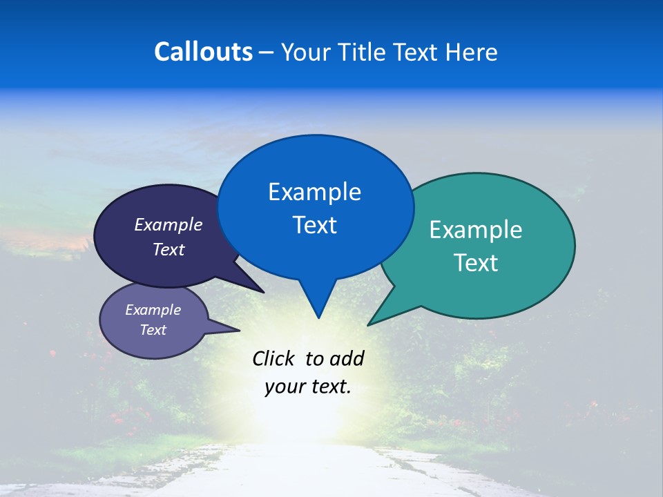 Hell Illuminated Environment PowerPoint Template