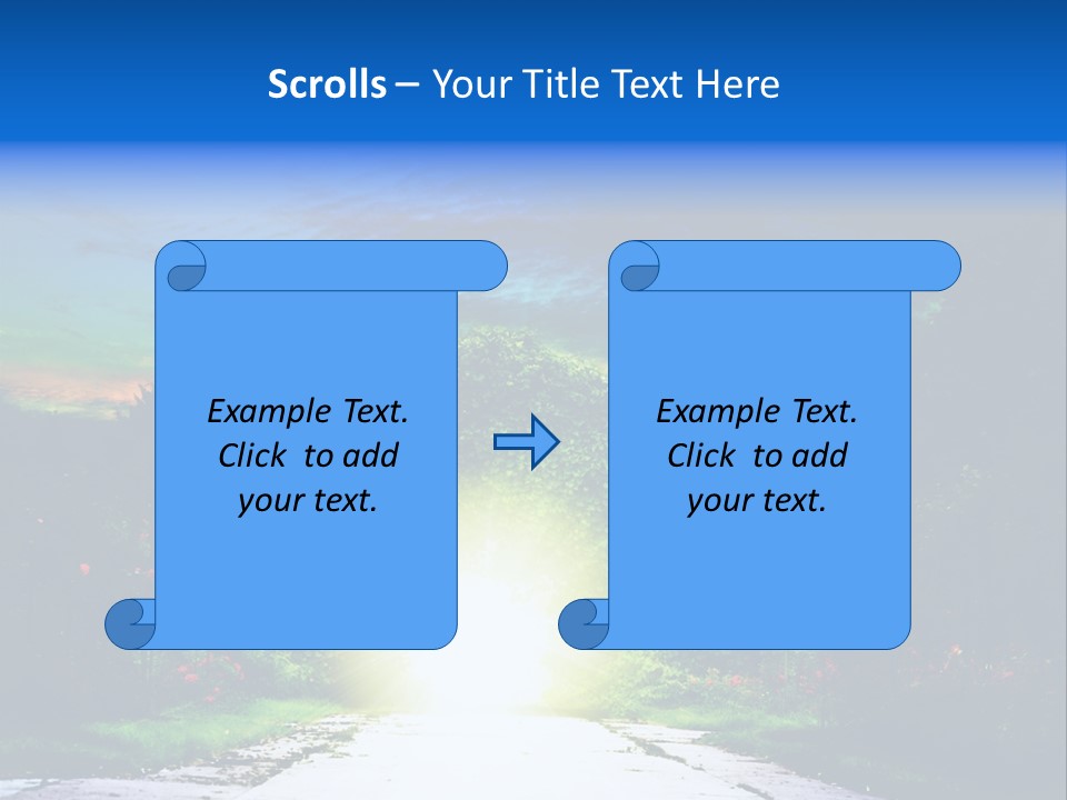 Hell Illuminated Environment PowerPoint Template