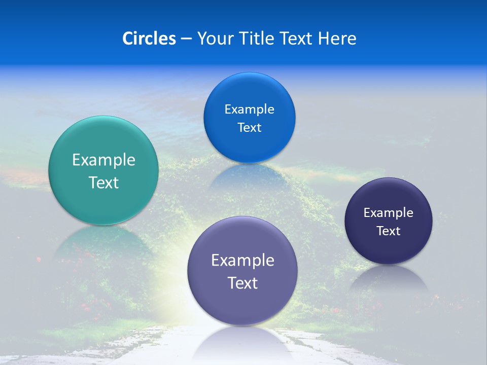 Hell Illuminated Environment PowerPoint Template