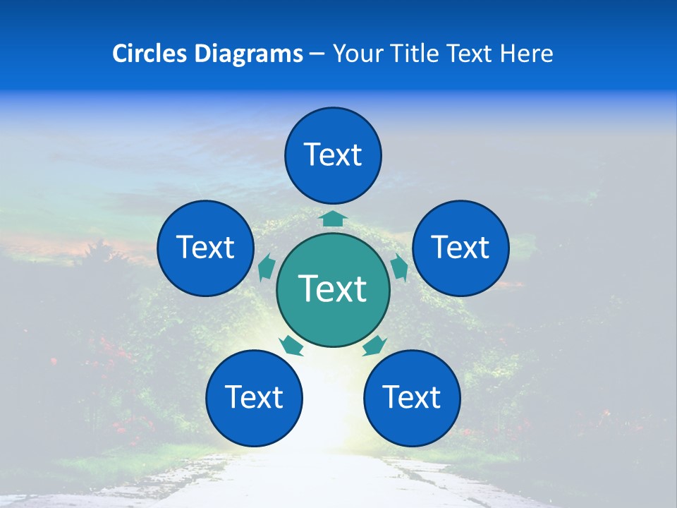 Hell Illuminated Environment PowerPoint Template