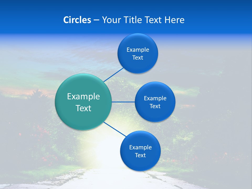 Hell Illuminated Environment PowerPoint Template