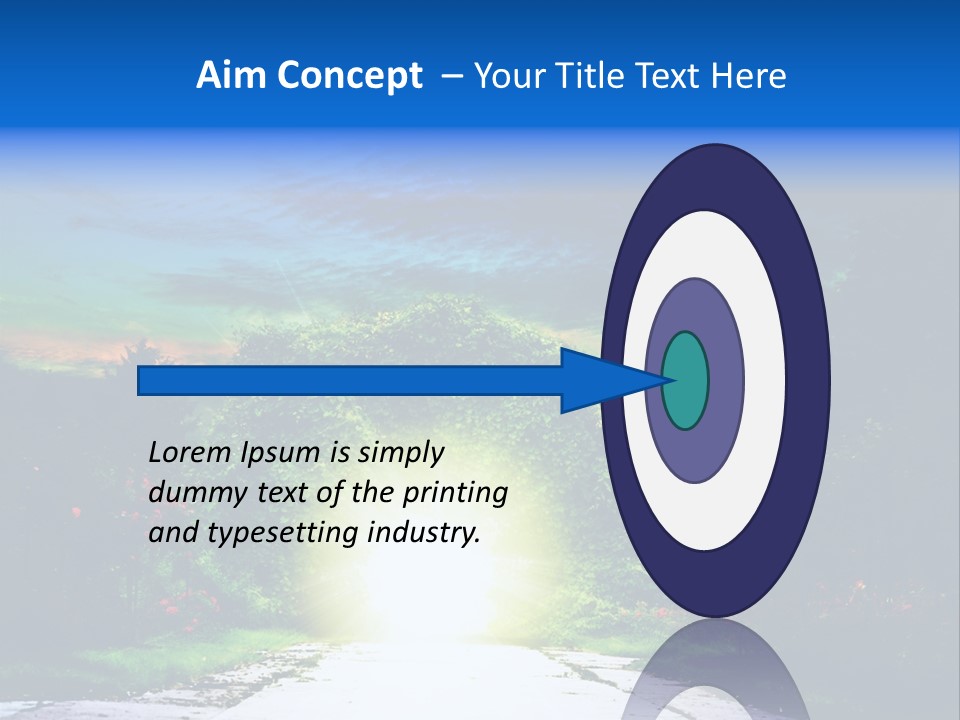 Hell Illuminated Environment PowerPoint Template