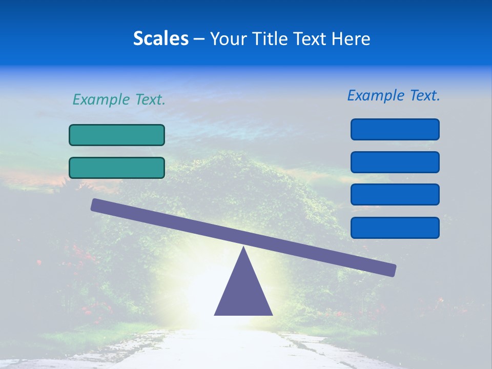 Hell Illuminated Environment PowerPoint Template