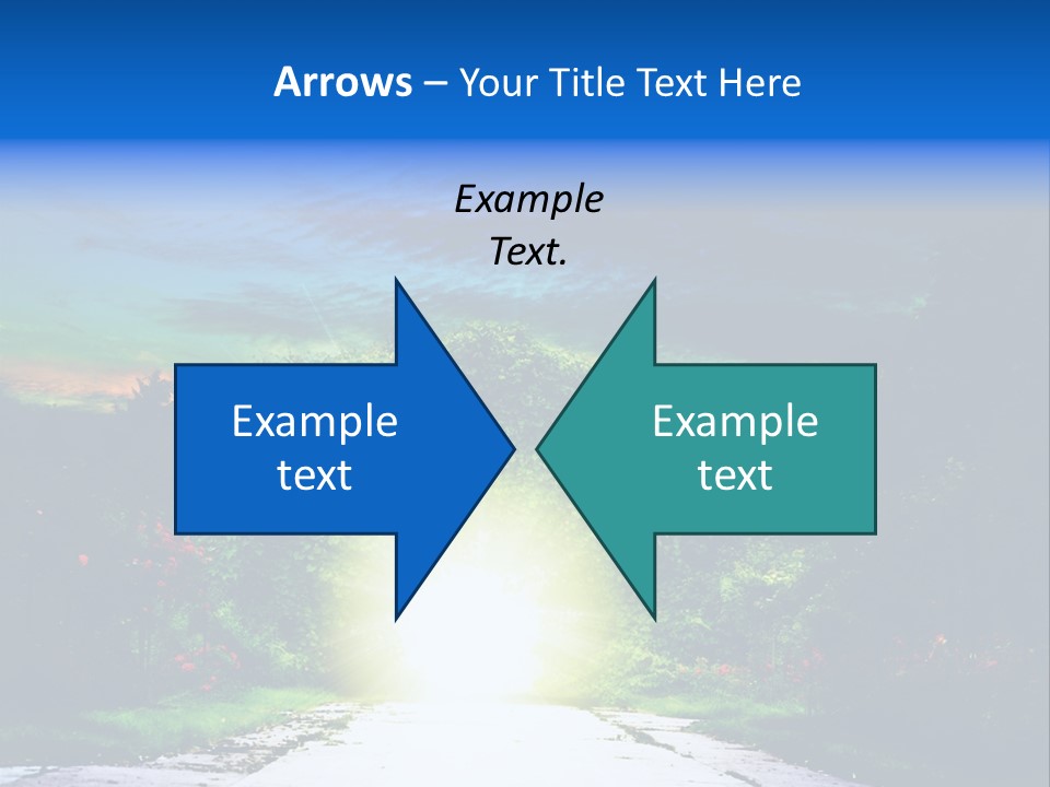 Hell Illuminated Environment PowerPoint Template