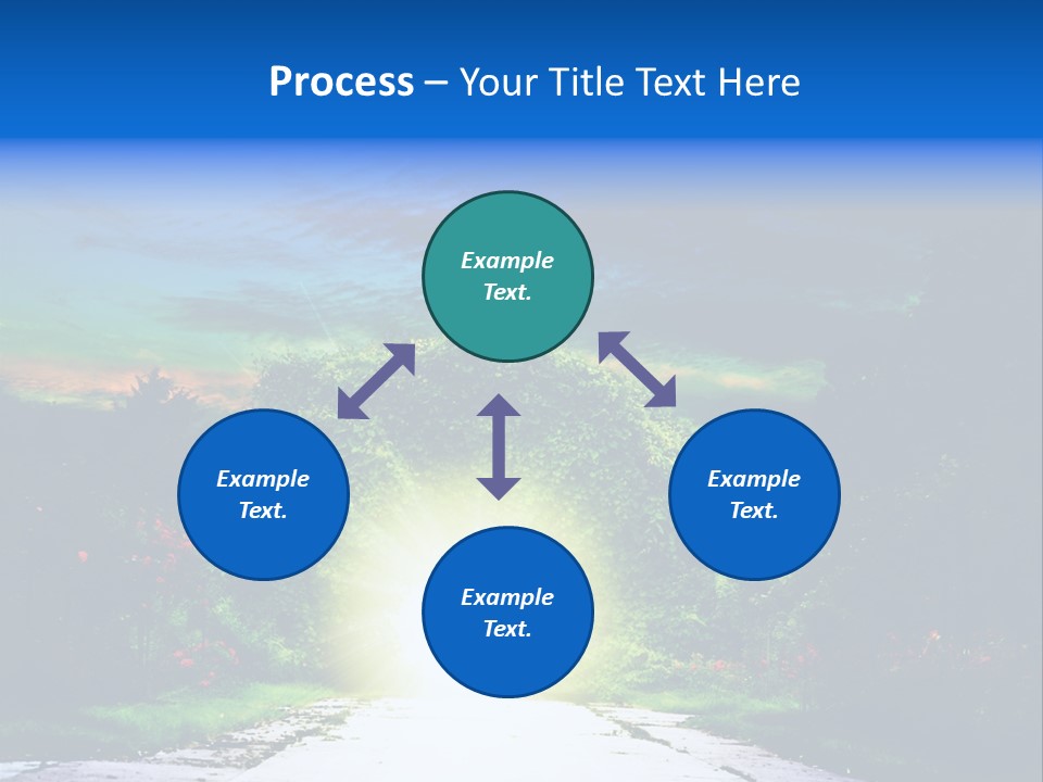 Hell Illuminated Environment PowerPoint Template