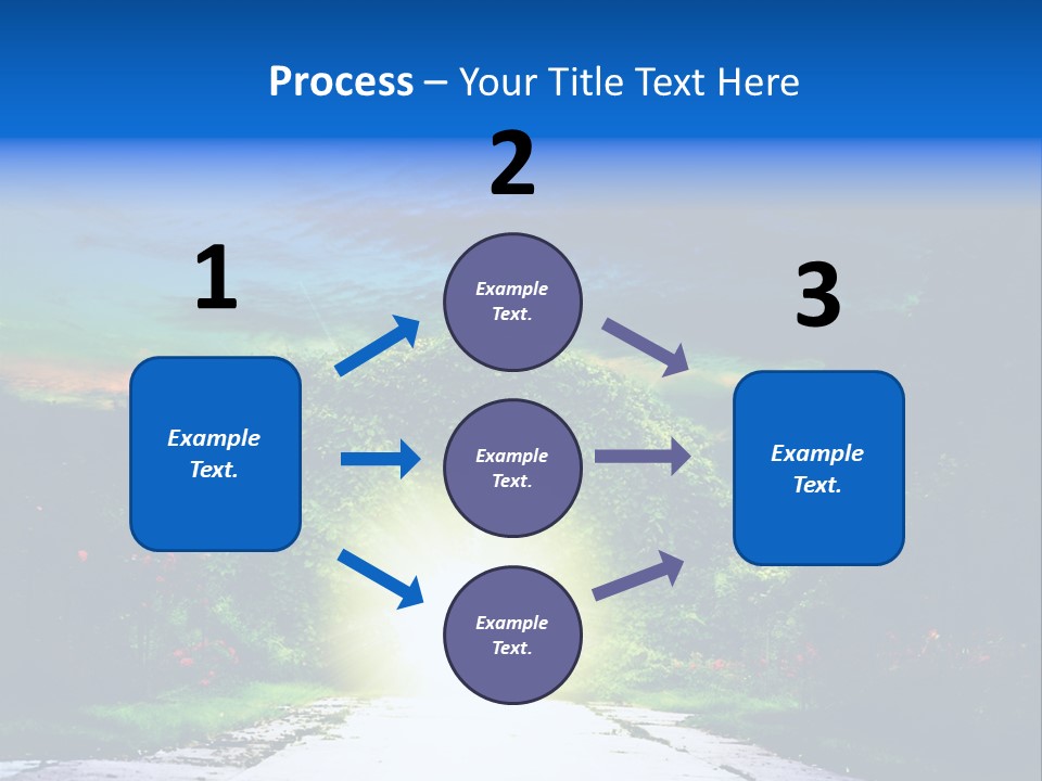 Hell Illuminated Environment PowerPoint Template