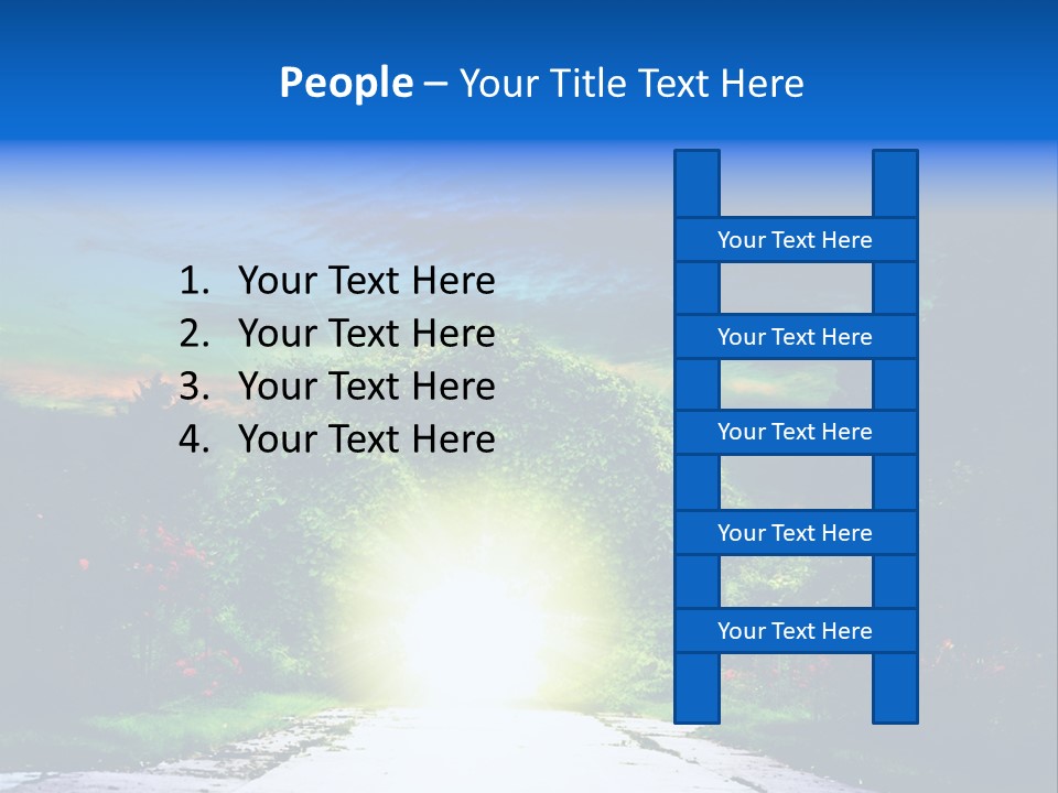 Hell Illuminated Environment PowerPoint Template