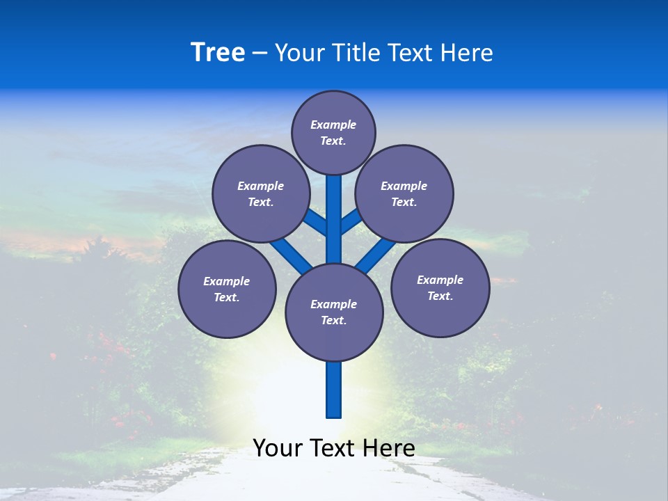Hell Illuminated Environment PowerPoint Template