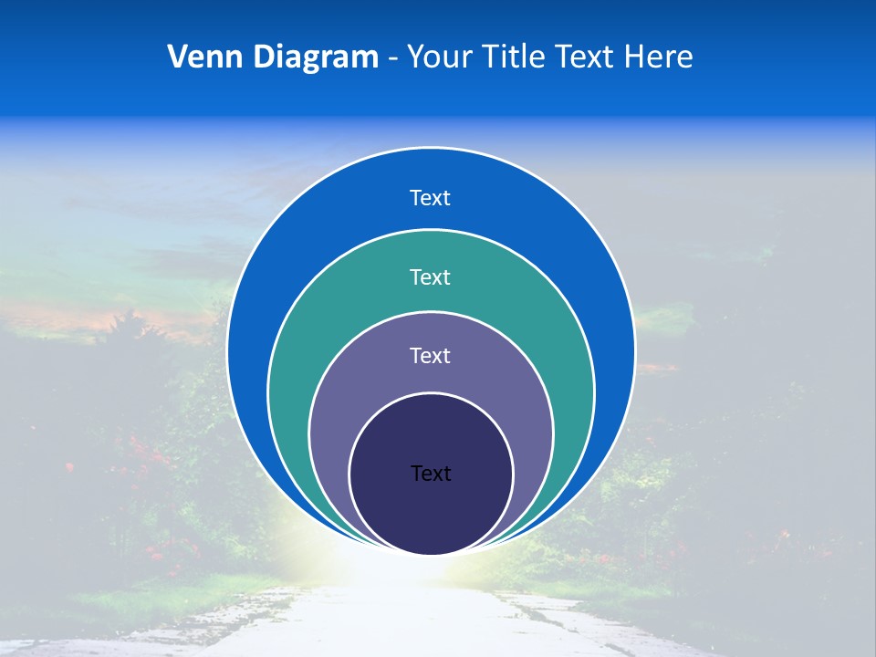 Hell Illuminated Environment PowerPoint Template