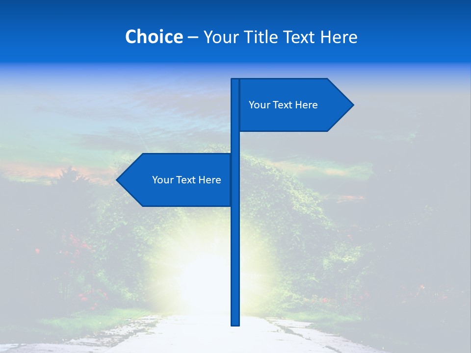 Hell Illuminated Environment PowerPoint Template