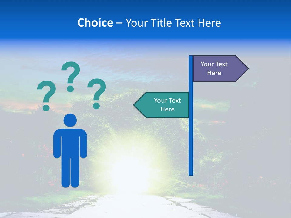 Hell Illuminated Environment PowerPoint Template