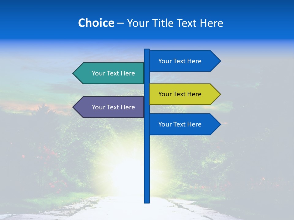 Hell Illuminated Environment PowerPoint Template