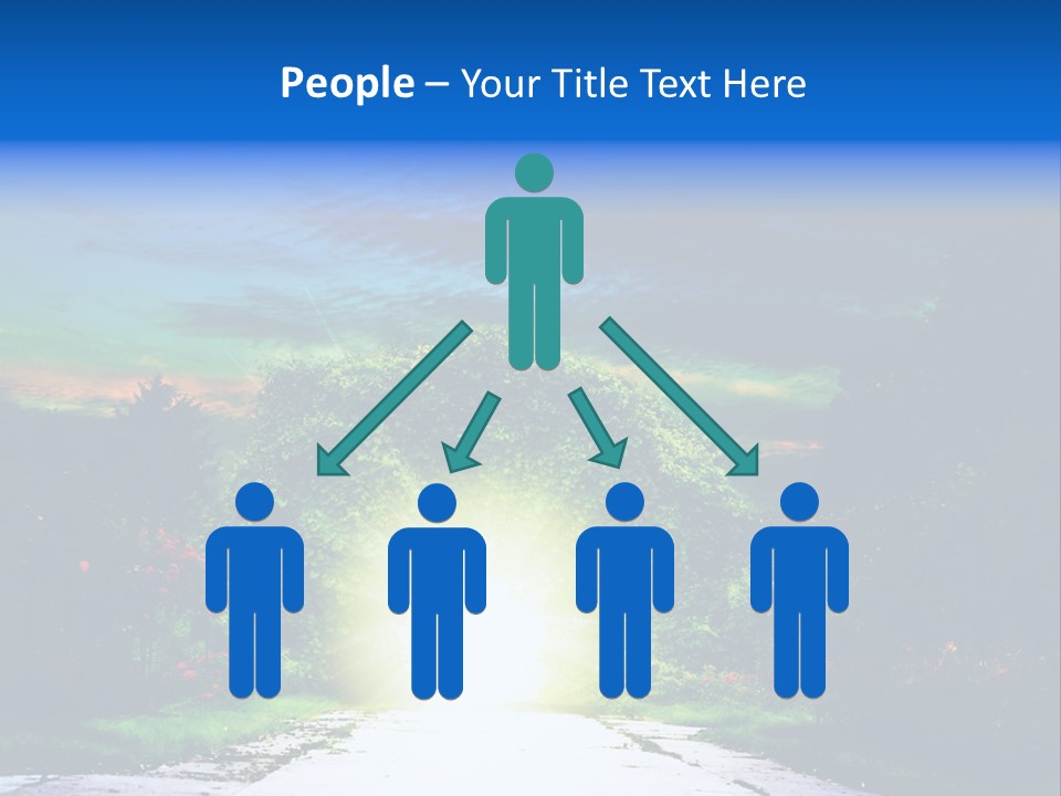 Hell Illuminated Environment PowerPoint Template