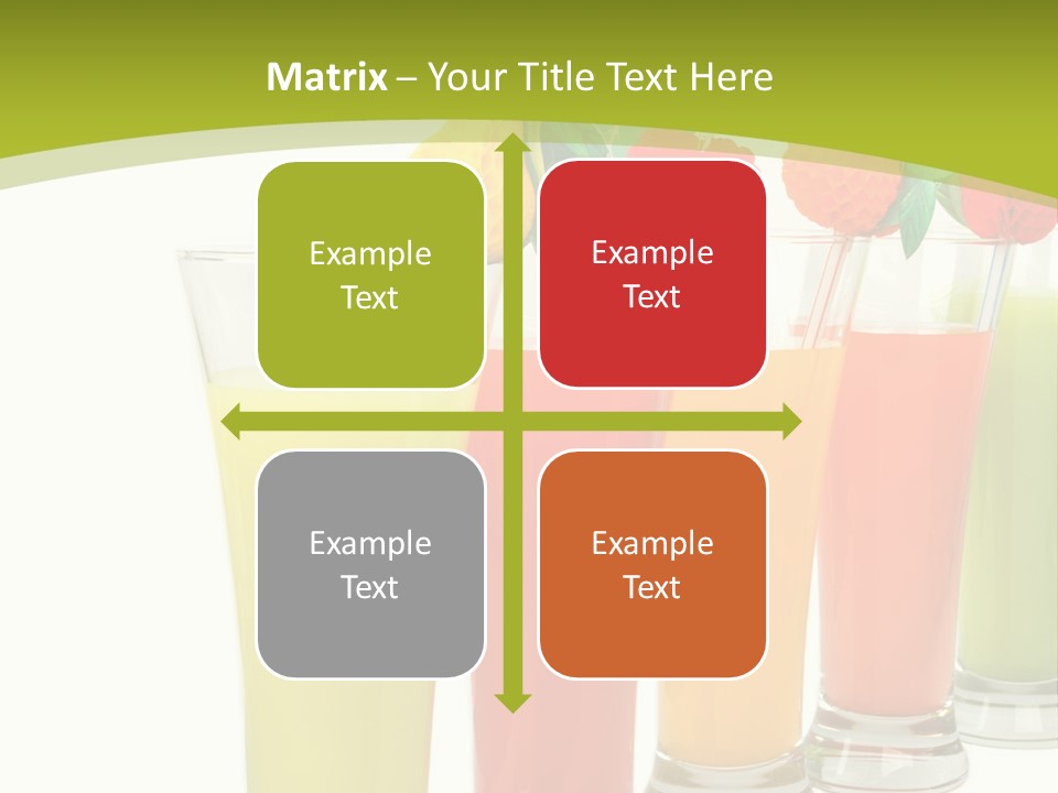 Cherry Citrus Thirsty PowerPoint Template