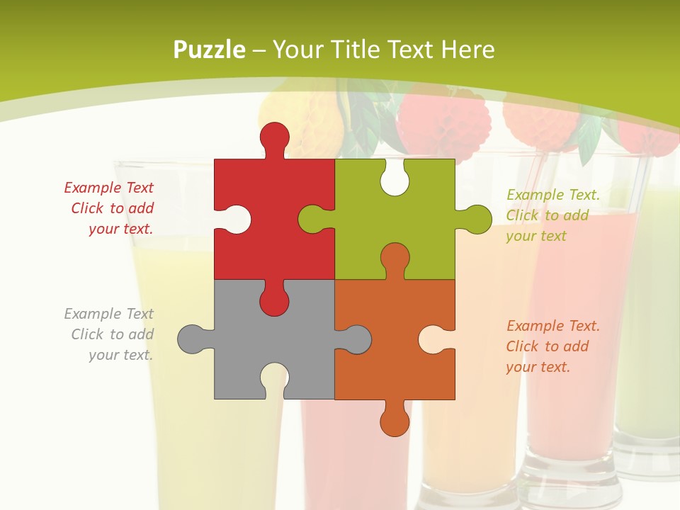 Cherry Citrus Thirsty PowerPoint Template