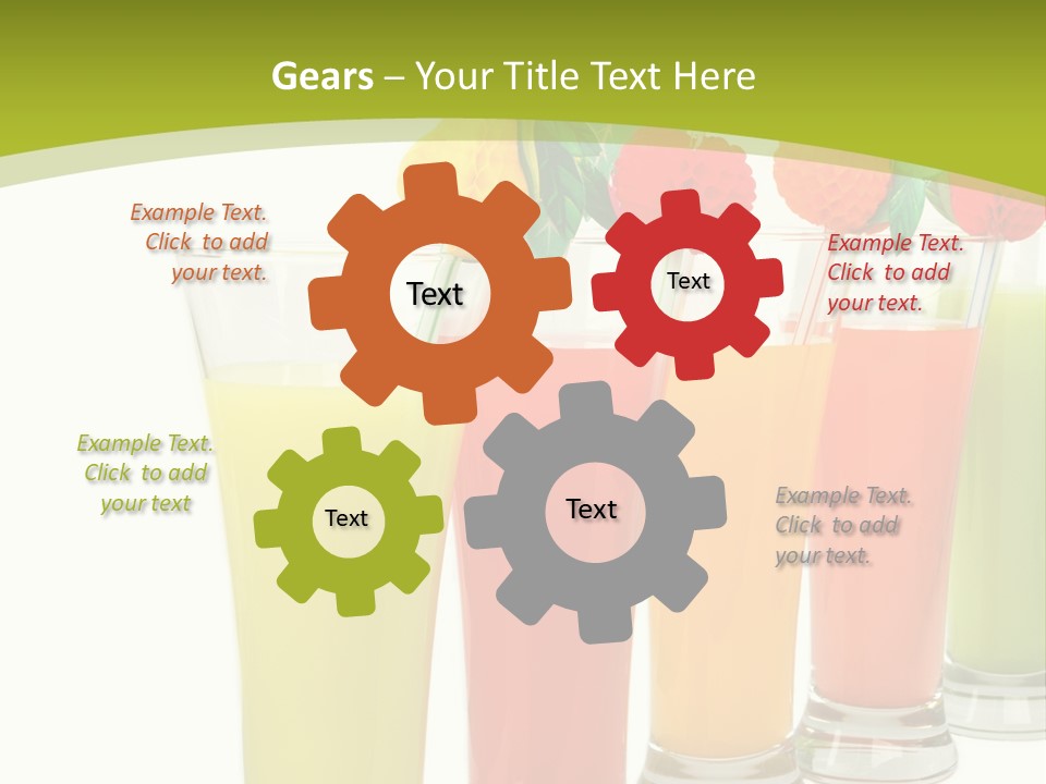 Cherry Citrus Thirsty PowerPoint Template