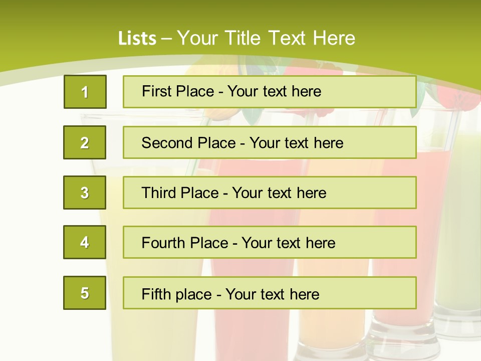 Cherry Citrus Thirsty PowerPoint Template