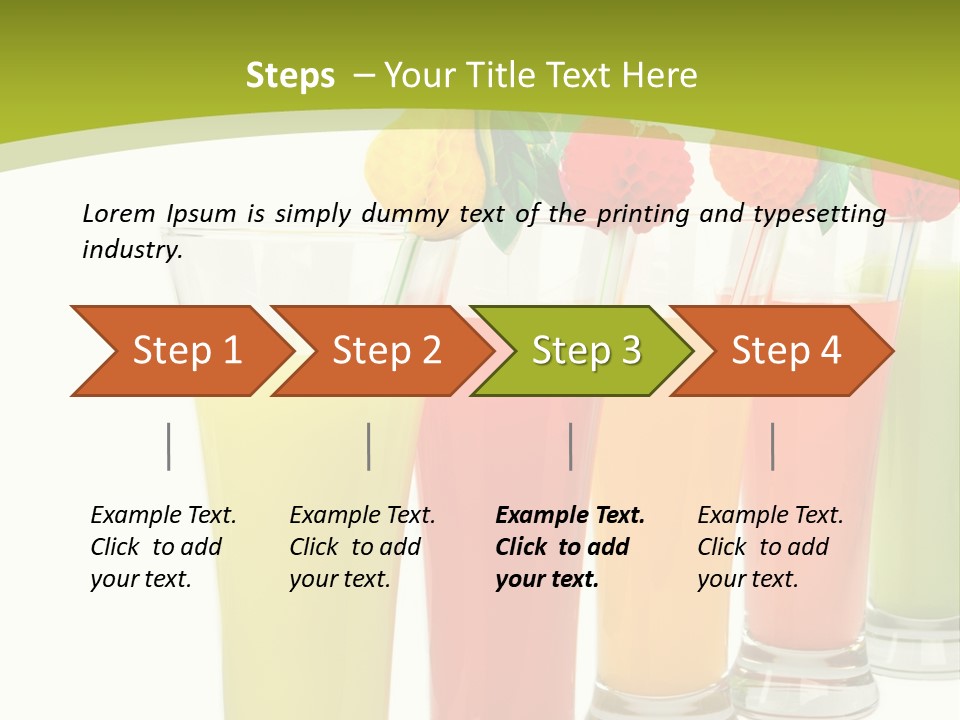 Cherry Citrus Thirsty PowerPoint Template