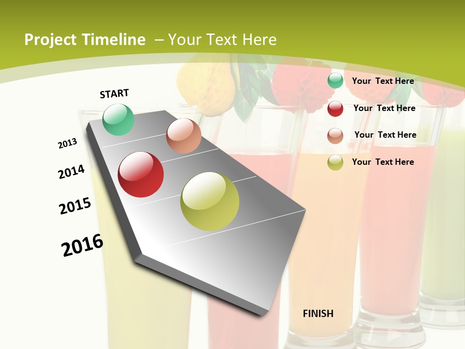 Cherry Citrus Thirsty PowerPoint Template