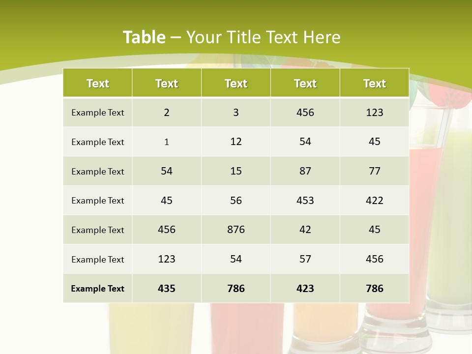 Cherry Citrus Thirsty PowerPoint Template