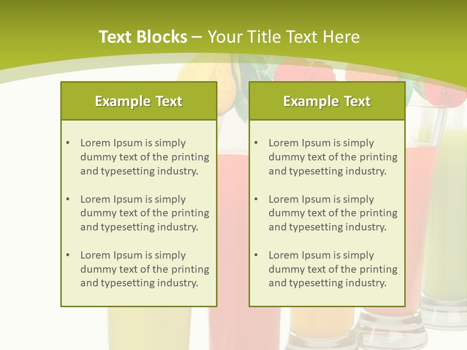 Cherry Citrus Thirsty PowerPoint Template