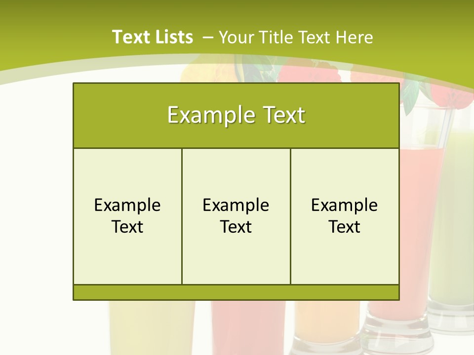 Cherry Citrus Thirsty PowerPoint Template