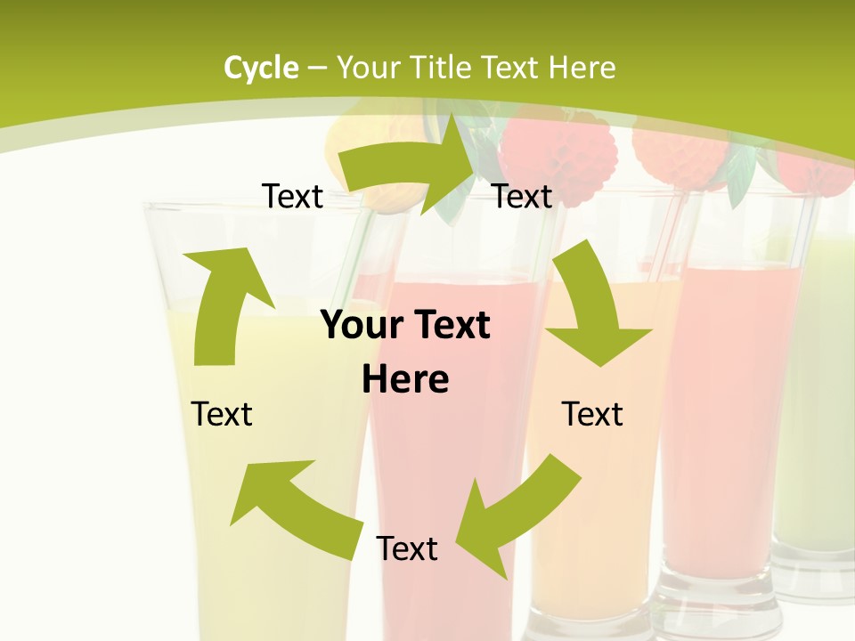 Cherry Citrus Thirsty PowerPoint Template