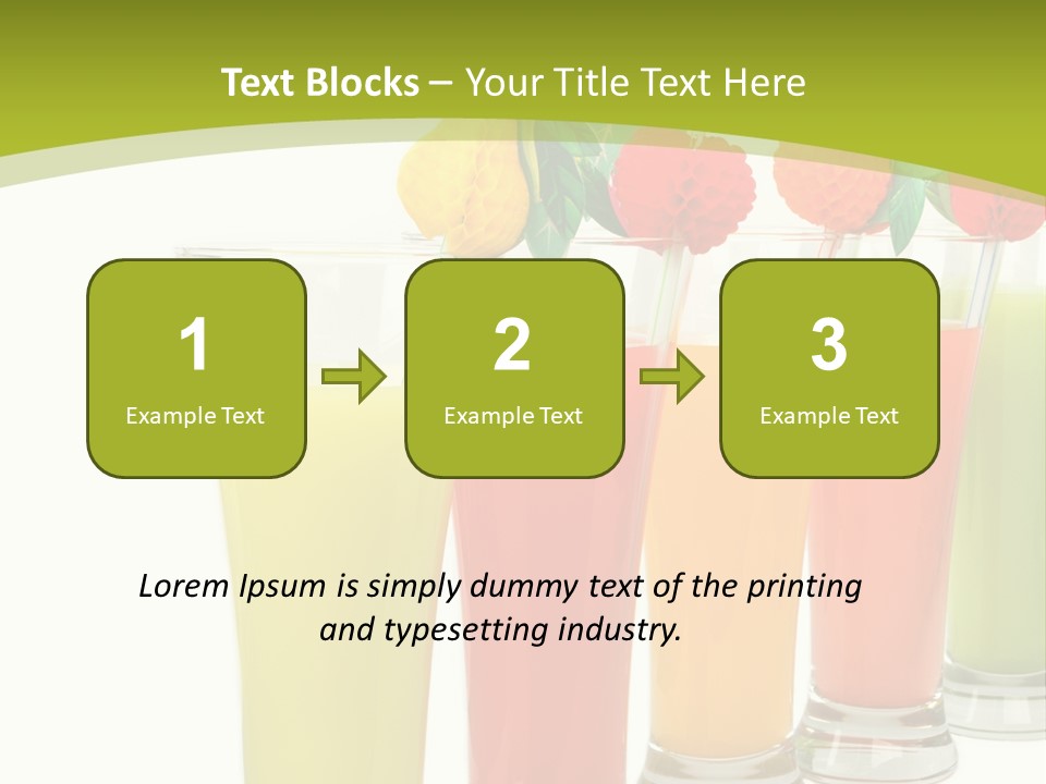 Cherry Citrus Thirsty PowerPoint Template