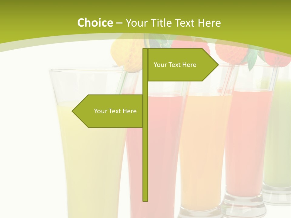 Cherry Citrus Thirsty PowerPoint Template