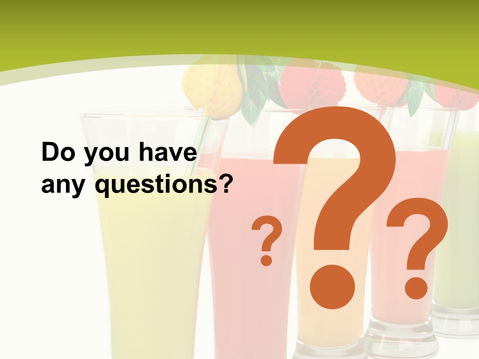 Cherry Citrus Thirsty PowerPoint Template