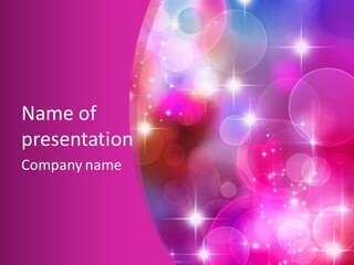 Beautiful Pattern Celebration PowerPoint Template