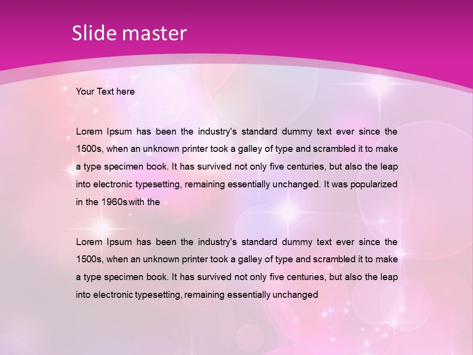 Beautiful Pattern Celebration PowerPoint Template