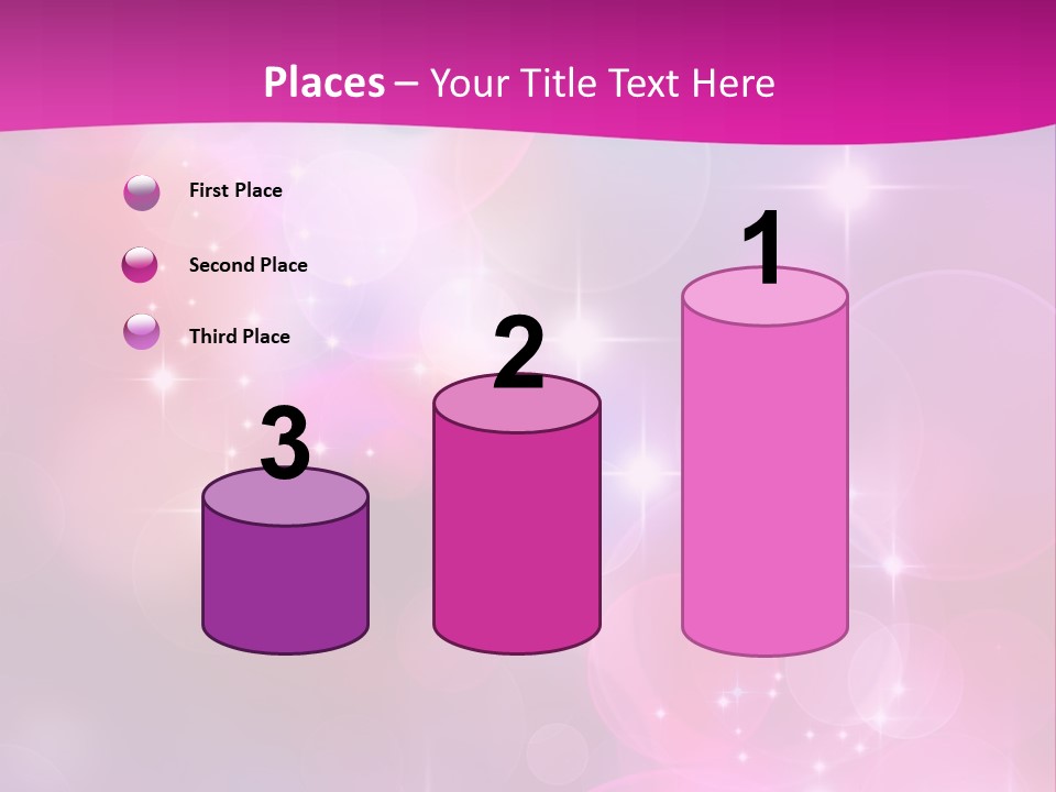 Abstract Sparkle Illustration PowerPoint Template