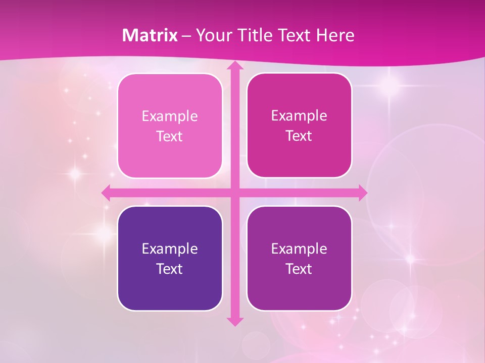 Abstract Sparkle Illustration PowerPoint Template