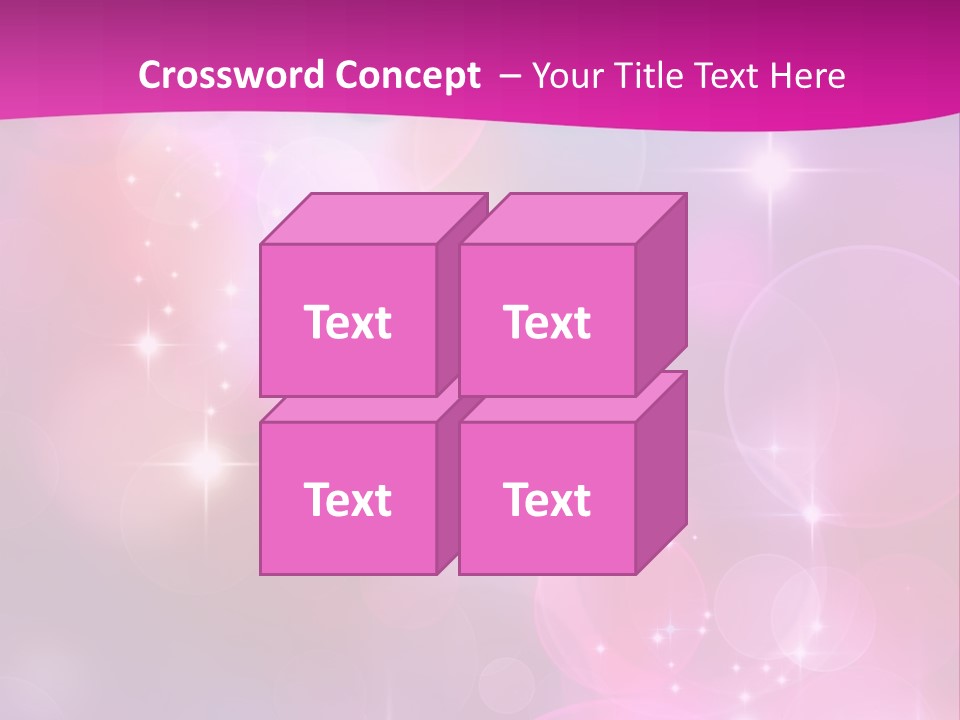 Abstract Sparkle Illustration PowerPoint Template