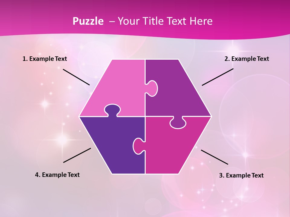 Abstract Sparkle Illustration PowerPoint Template