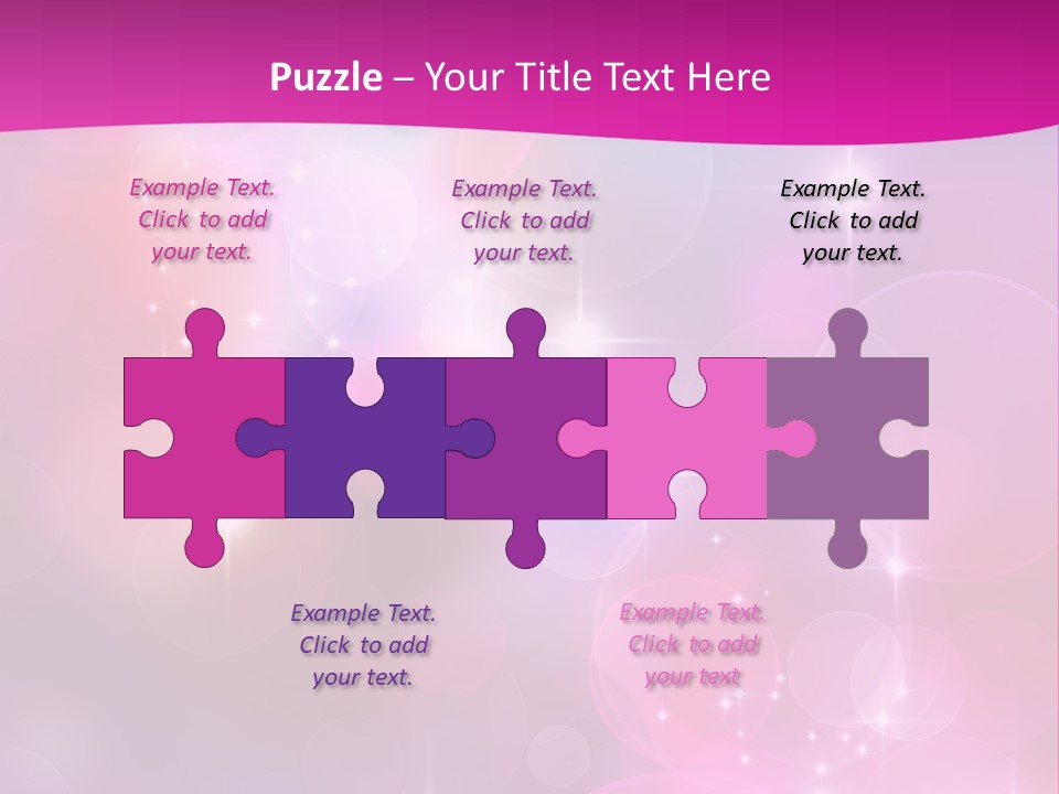 Abstract Sparkle Illustration PowerPoint Template